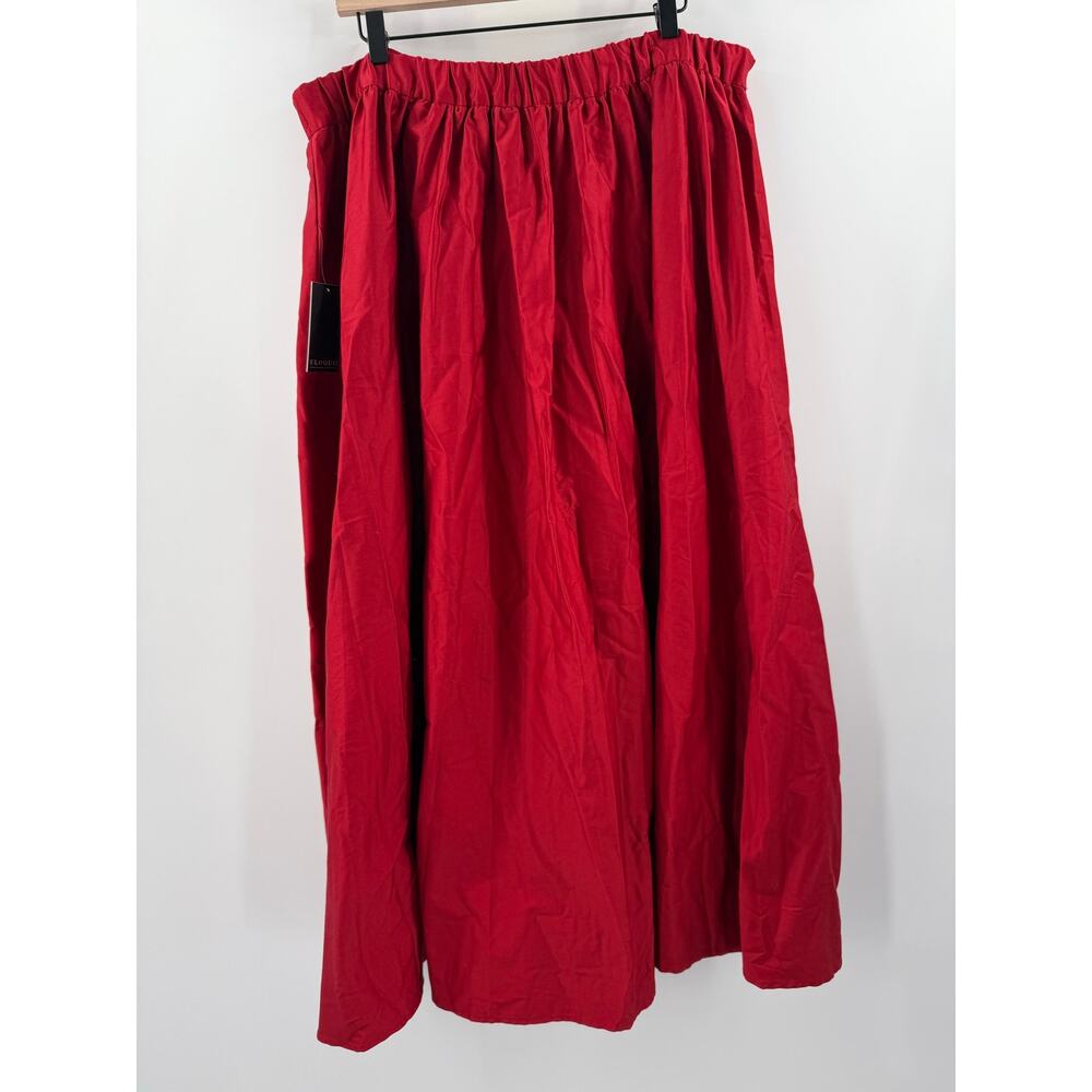 ELOQUII Skirt Women's Size 16 NWT Full A-Line Midi holiday evening occasion plus - Picture 3 of 12